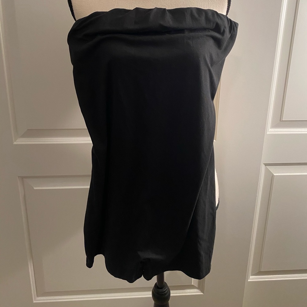 Strapless Biker Short Romper